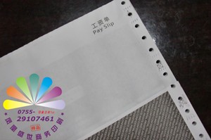 供应保密薪资单印刷